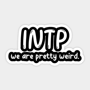 INTP Personality (MBTI) Sticker